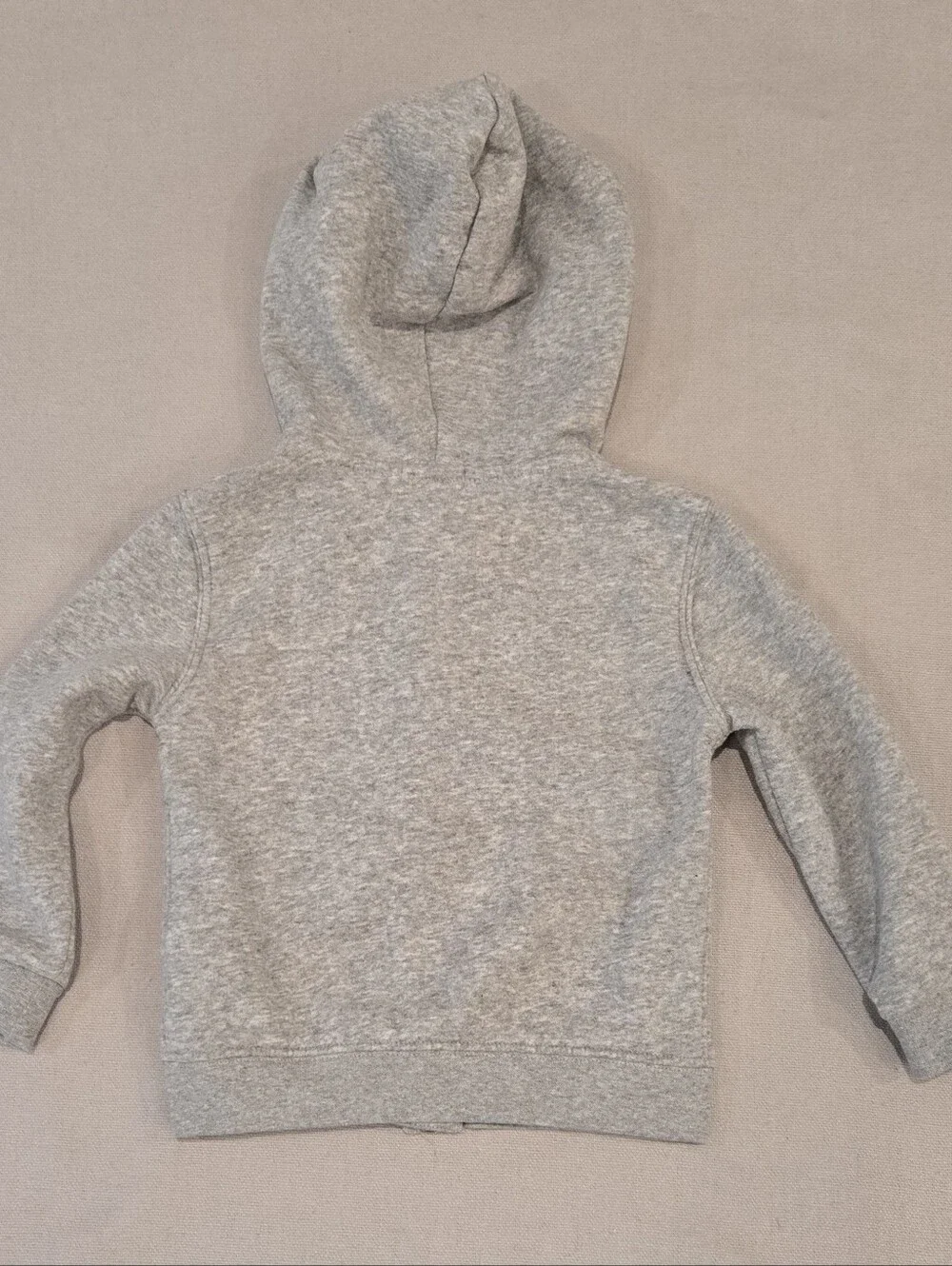 Polo Ralph Lauren Heather Gray Brown Embroidered Logo Hoodie Sweatshirt Boys 24M